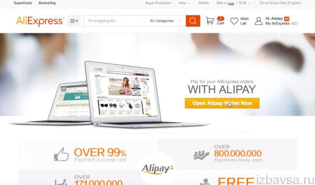 새 페이지에서 화면 가운데의 지금 Alipay Wallet 열기버튼을 클릭하십시오